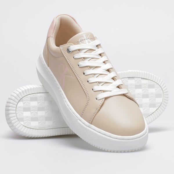 Damskie sneakersy (buty) CALVIN KLEIN CHUNKY CUPSOLE LACEUP LOW ESS yw0yw008070gd kolor różowy