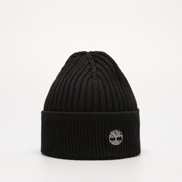 Damska czapka zimowa TIMBERLAND CZAPKA SOLID RIB BEANIE tb0a2px70011 kolor czarny