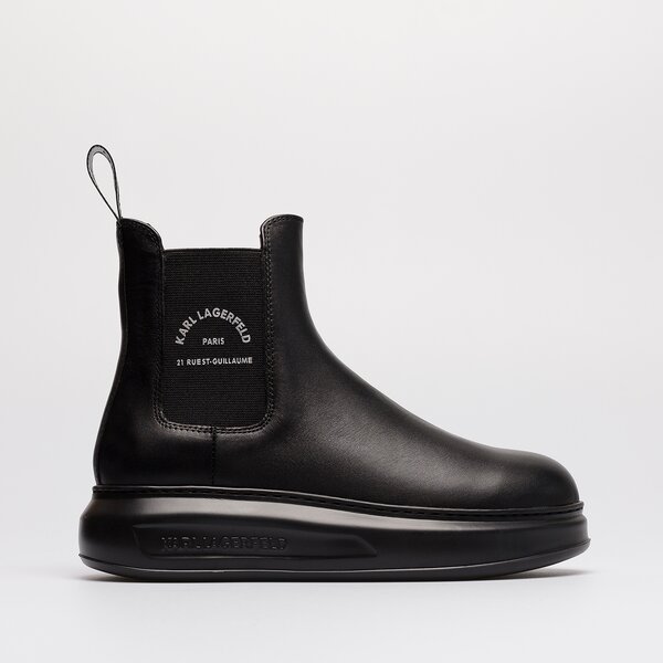 Damskie botki / sztyblety KARL LAGERFELD KAPRI MAISON GORE MID BOOT kl62540-000 kolor czarny