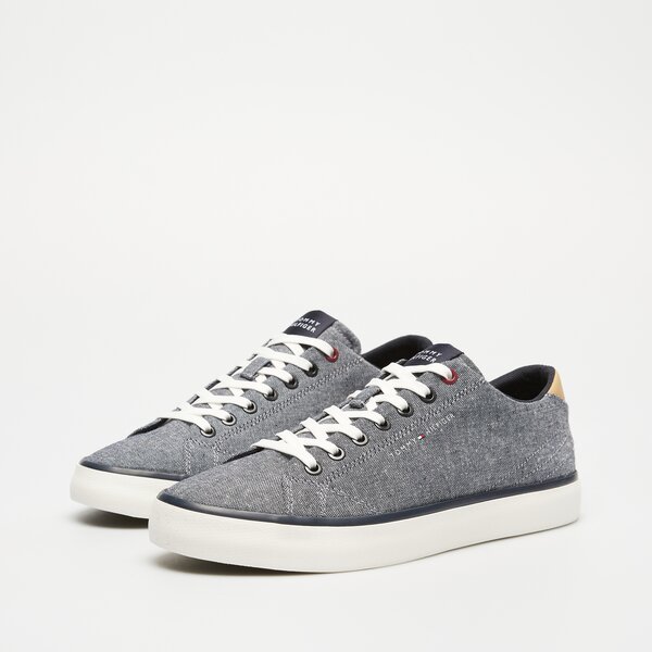 Męskie trampki TOMMY HILFIGER TH HI VULC LOW CHAMBRAY fm0fm04945dw5 kolor szary