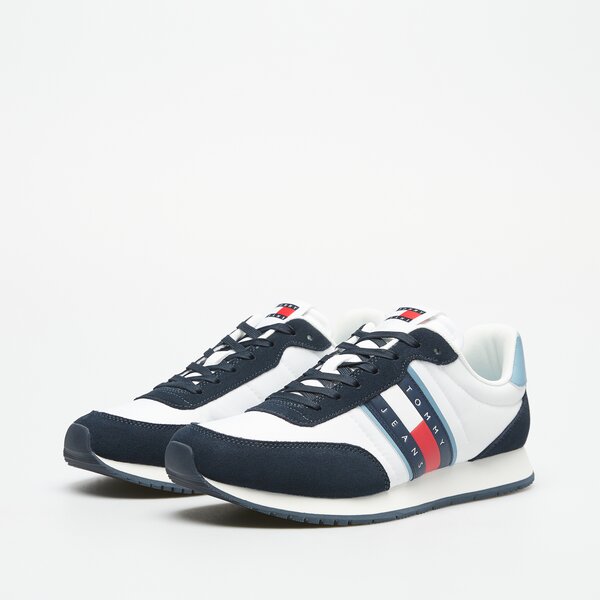 Męskie sneakersy (buty) TOMMY HILFIGER TJM RUNNER CASUAL ESS em0em01351czc kolor biały