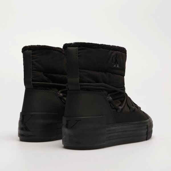 Damskie śniegowce CALVIN KLEIN BOLD VULC FLATF SNOW BOOT WN yw0yw011810gt kolor czarny