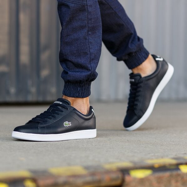 Męskie sneakersy (buty) LACOSTE CARNABY EVO BL 1 733spm1002003 kolor granatowy