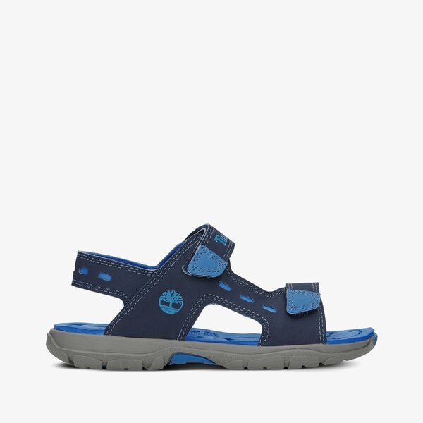 Dziecięce sandały / klapki TIMBERLAND MOSS JUMP 2 STRAP SANDAL tb0a1x440191 kolor granatowy