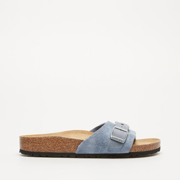 Damskie klapki BIRKENSTOCK PULA LEVE BRAIDED E.BLUE 1026629 kolor niebieski