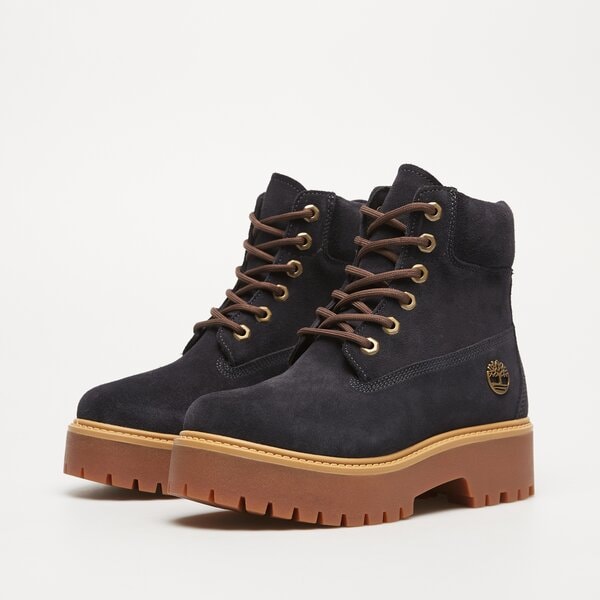 Damskie botki / sztyblety TIMBERLAND STONE STREET tb0a62pvep31 kolor granatowy