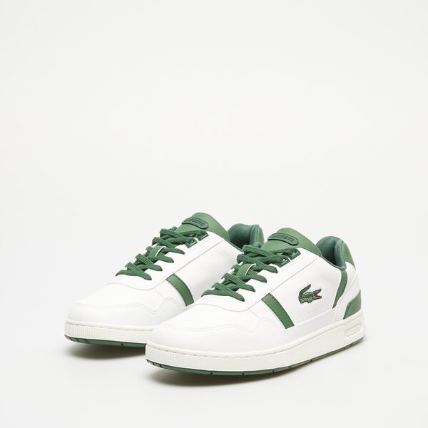 Dziecięce sneakersy (buty) LACOSTE T-CLIP 747suj00141r5 kolor biały