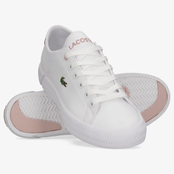 Dziecięce sneakersy (buty) LACOSTE GRIPSHOT  742cuj00011y9 kolor biały