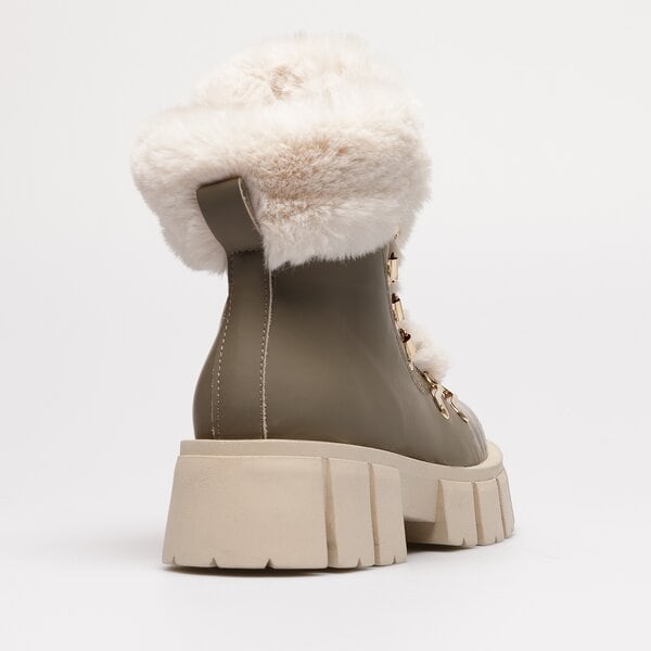 Damskie botki / sztyblety SYMBIOSIS BOOTS ANTONELLA sywc222019 kolor khaki