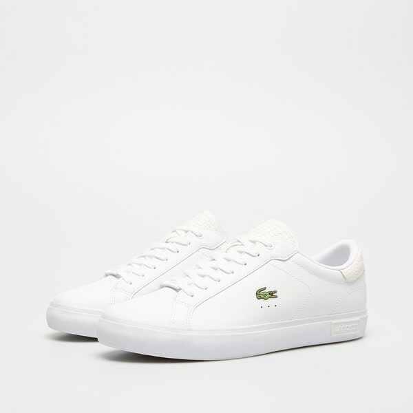 Męskie sneakersy (buty) LACOSTE POWERCOURT 1121 1 741sma003021g kolor biały