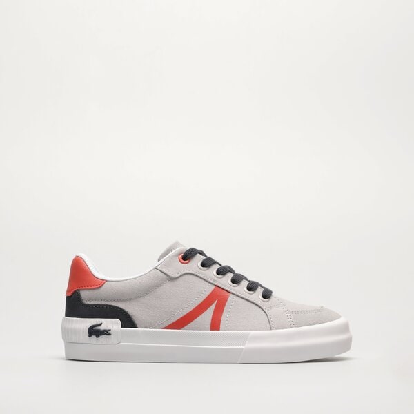 Dziecięce sneakersy (buty) LACOSTE L004 745cuj000615c kolor szary