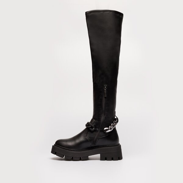 Damskie kozaki TAMARIS HIGH BOOTS 1-1-25625-29 001 kolor czarny