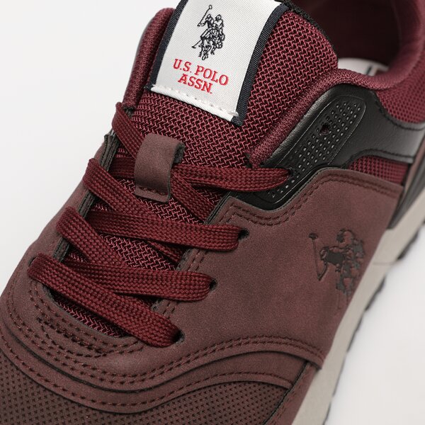 Męskie sneakersy (buty) U.S. POLO ASSN STORMY001 stormy001bor kolor bordowy