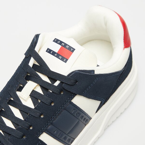 Męskie sneakersy (buty) TOMMY HILFIGER THE BROOKLYN MIX MAT. em0em01457c1g kolor granatowy