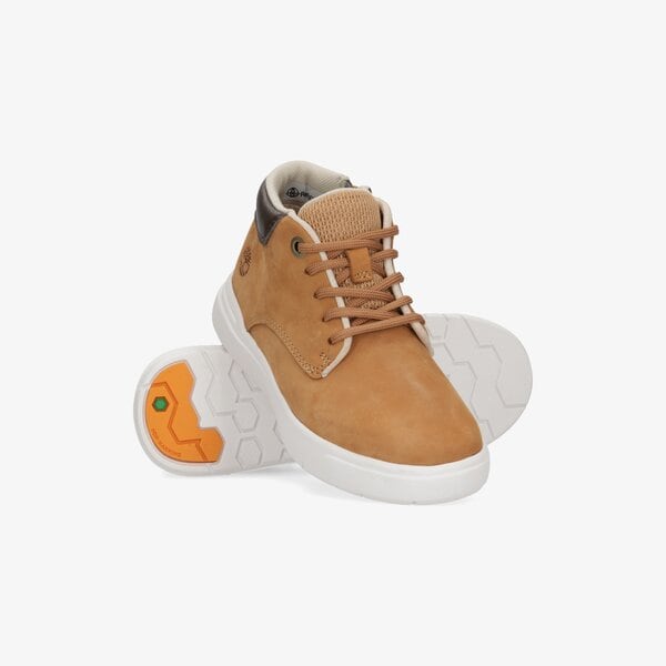 Dziecięce sneakersy (buty) TIMBERLAND SENECA BAY LEATHER CHUKKA tb0a5n5m2311 kolor żółty