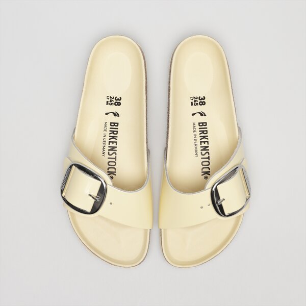 Damskie klapki BIRKENSTOCK MADRID BIG BUCKLE 1024228 kolor beżowy