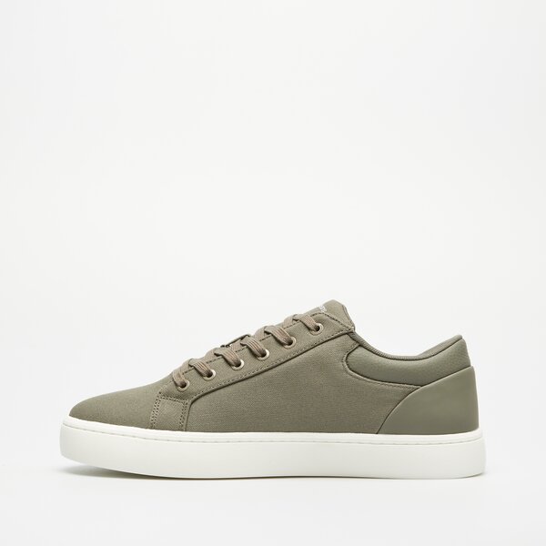 Męskie sneakersy (buty) CALVIN KLEIN CLASSIC CUPSOLE LOW LTH IN DC ym0ym009760ih kolor khaki