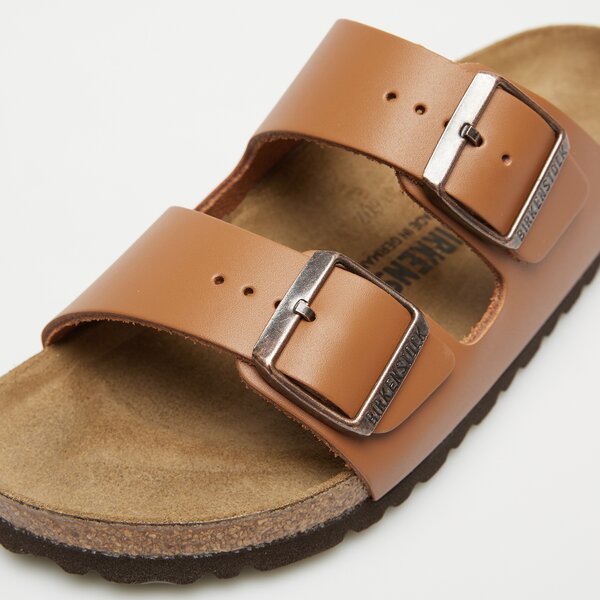 Damskie klapki BIRKENSTOCK ARIZONA NL GINGER BROWN 1019075 kolor brązowy