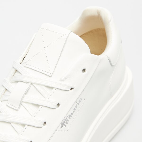 Damskie sneakersy (buty) TAMARIS WHITE PLATFORM SNEAKERS 12381241146 kolor biały