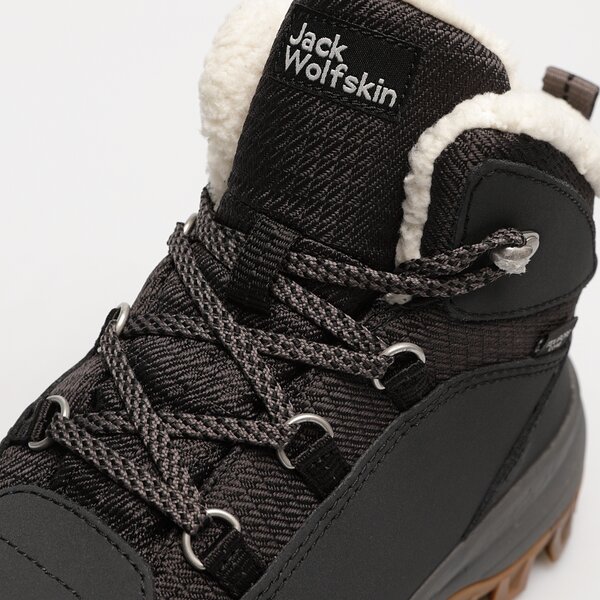 Damskie buty za kostkę JACK WOLFSKIN EVERQUEST TEXAPORE MID W 40535816350 kolor czarny