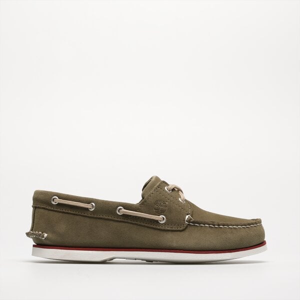 Męskie mokasyny TIMBERLAND CLASSIC BOAT 2 EYE  tb0a5qsc9911 kolor zielony