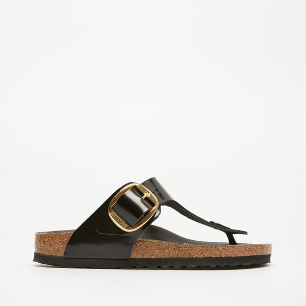 Damskie klapki BIRKENSTOCK GIZEH BB LENA HIGH 1021469 kolor czarny