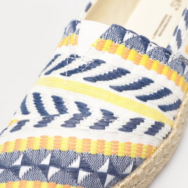 Damskie espadryle TOMS NATURAL GLOBAL JACQUARD 10019684 kolor multicolor