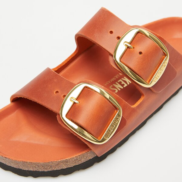 Damskie klapki BIRKENSTOCK ARIZONA BIG BUCKLE LEOI 1026661 kolor pomarańczowy