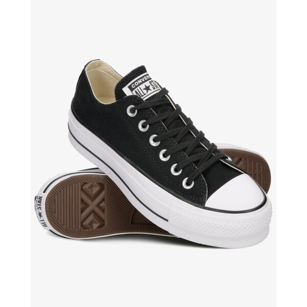 Damskie trampki CONVERSE CHUCK TAYLOR ALL STAR LIFT CANVAS LOW TOP  560250c kolor czarny