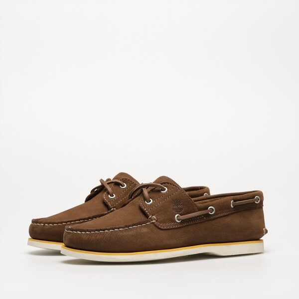 Męskie mokasyny TIMBERLAND CLASSIC BOAT 2 EYE  tb0a5x6d9681 kolor brązowy