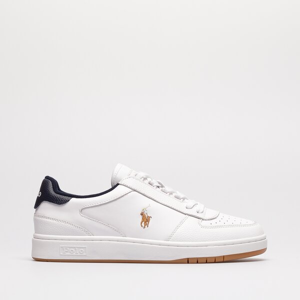 Męskie sneakersy (buty) POLO RL CRT PP SNEAKERS LOW TOP LACE  809877610001 kolor biały