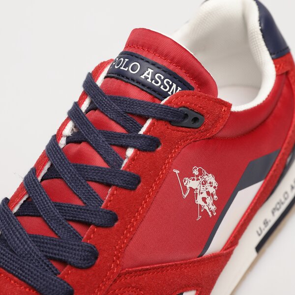 Męskie sneakersy (buty) U.S. POLO ASSN TABRY003  tabry003red004 kolor czerwony