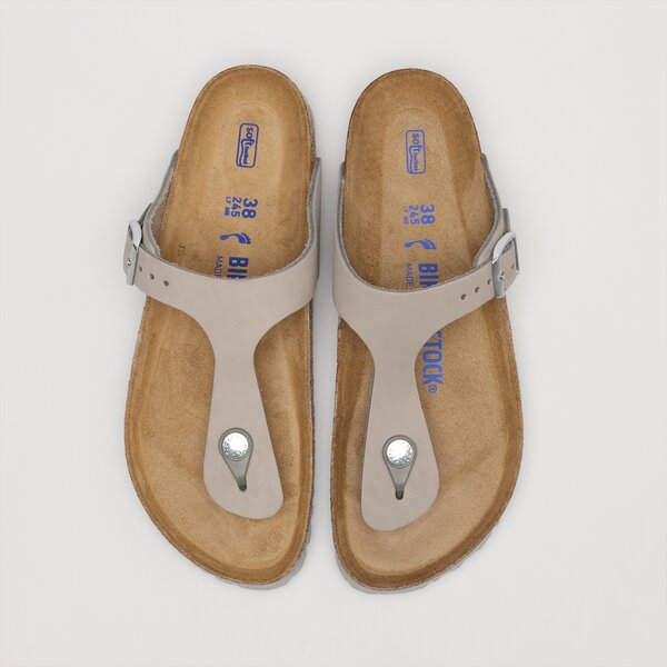 Damskie klapki BIRKENSTOCK GIZEH BS  1024138 kolor szary