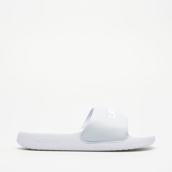 Damskie klapki LACOSTE SERVE SLIDE 1.0 124 2 CFA 747cfa0032lb2 kolor niebieski