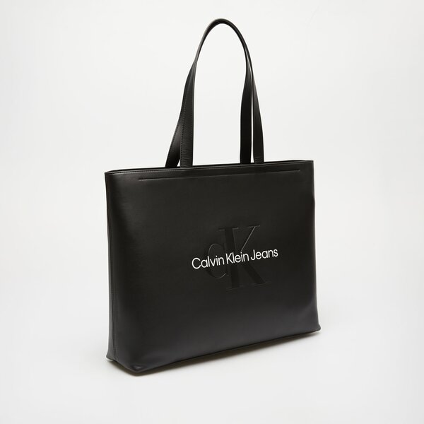 Damska torebka CALVIN KLEIN TOREBKA SCULPTED SLIM TOTE MONO k60k61222201r kolor czarny