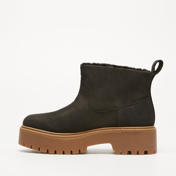 Damskie botki / sztyblety TIMBERLAND STONE STREET MID WARM LINED BOOT tb0a283gw051 kolor czarny