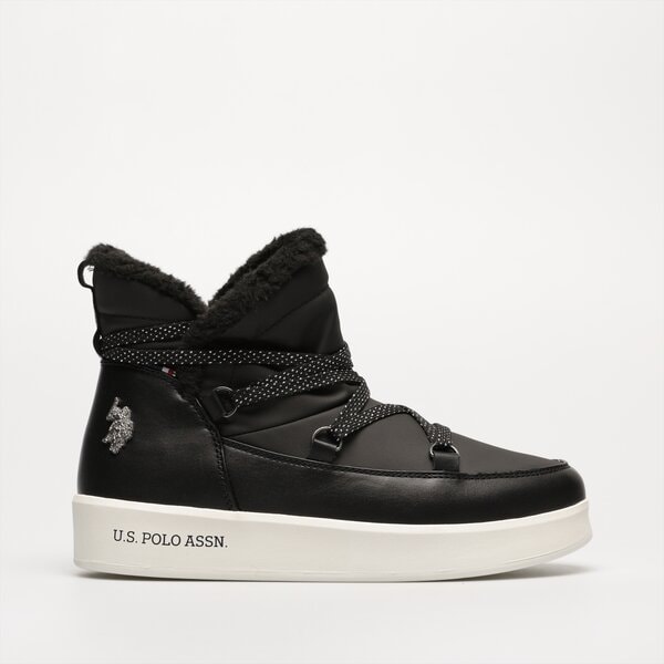 Damskie buty za kostkę U.S. POLO ASSN. VEGY001W vegy001b kolor czarny