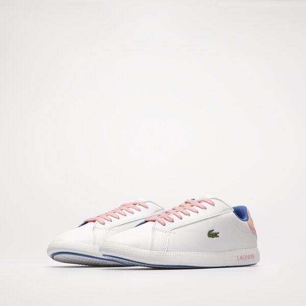 Dziecięce sneakersy (buty) LACOSTE GRADUATE 745suj00051y9 kolor biały