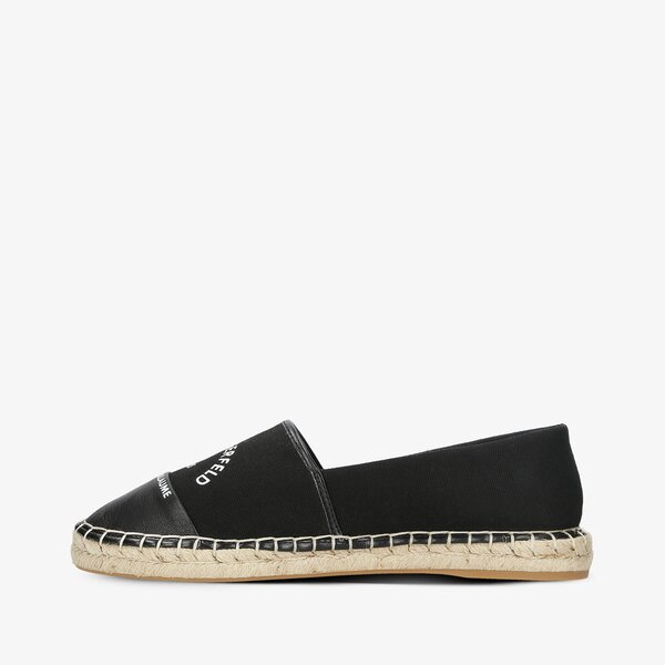 Damskie espadryle KARL LAGERFELD KAMINI MAISON KARL SLIP ON kl80108900 kolor czarny