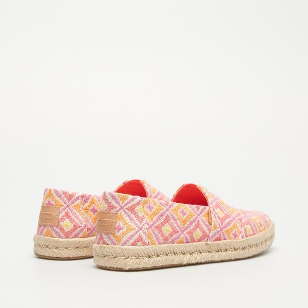 Damskie espadryle TOMS SHELL PINK GEO WOVEN 10020707 kolor multicolor