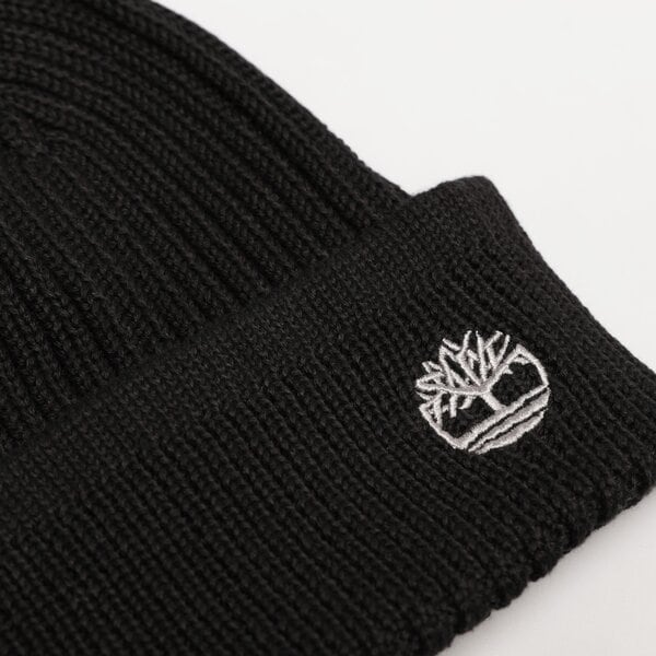 Damska czapka zimowa TIMBERLAND CZAPKA SOLID RIB BEANIE tb0a2px70011 kolor czarny