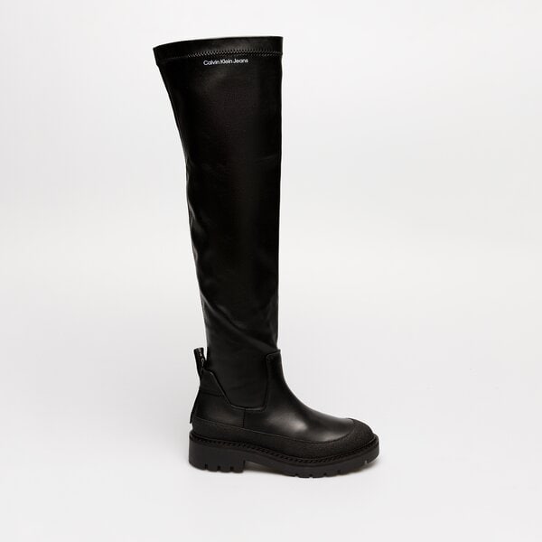 Damskie kozaki CALVIN KLEIN COMBAT KNEE BOOT yw0yw00737bds kolor czarny