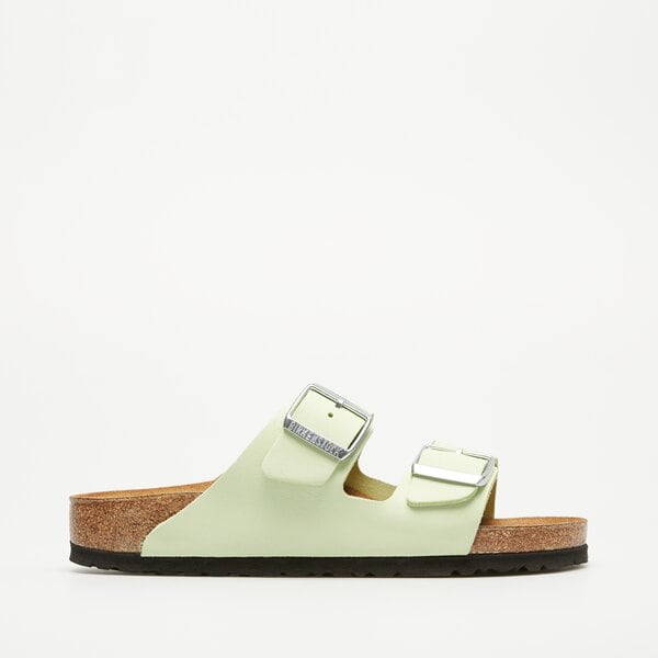 Damskie klapki BIRKENSTOCK ARIZONA LENB FADED LIME 1026710 kolor żółty