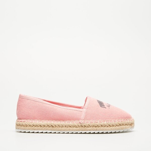 Damskie mokasyny i półbuty TOMMY HILFIGER TJW VARSITY ESPADRILLE en0en02470tic kolor różowy