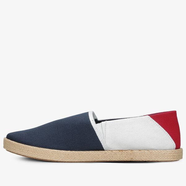 Męskie półbuty TOMMY HILFIGER TOMMY JEANS ESSENTIAL ESPADRILLE em0em006770gy kolor granatowy