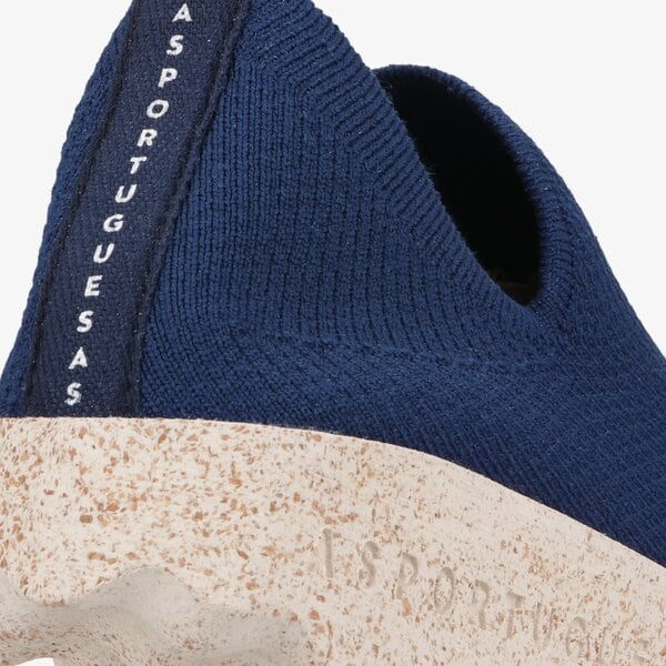 Damskie espadryle ASPORTUGUESAS CARE L p018019029 kolor granatowy