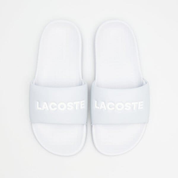 Damskie klapki LACOSTE SERVE SLIDE 1.0 124 2 CFA 747cfa0032lb2 kolor niebieski