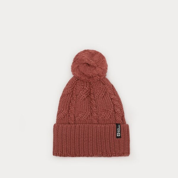 Damska czapka zimowa JACK WOLFSKIN CZAPKA POMPOM BEANIE 19050922191 kolor niebieski