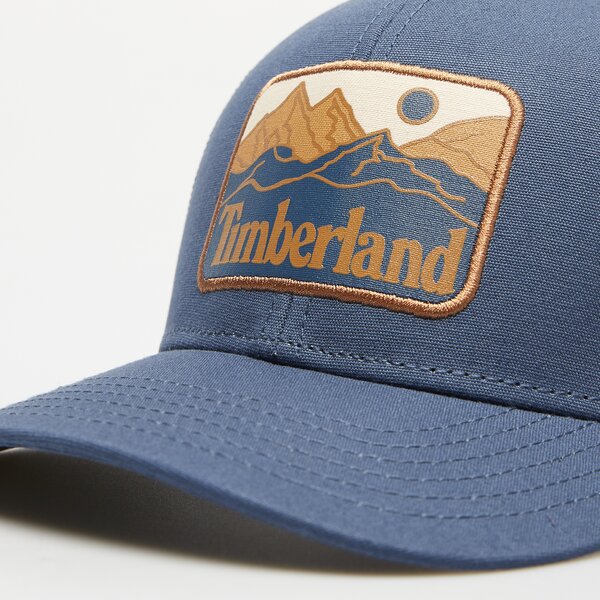 Damska czapka z daszkiem TIMBERLAND CZAPKA MOUNTAIN LINE PATCH TRUCKER tb0a2q522881 kolor granatowy