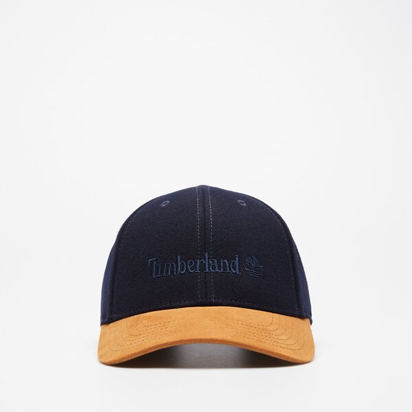 Damska czapka z daszkiem TIMBERLAND CZAPKA WOOL BB CAP tb0a1f594511 kolor granatowy